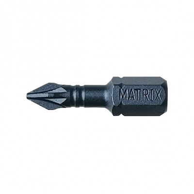 MATRIX Bit PZ1 1/4 x 25 mm S3 Udarowy op. 25 szt.