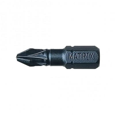 MATRIX Bit PZ2 1/4 x 25 mm S3 Udarowy op. 25 szt.