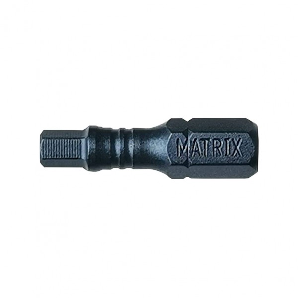 MATRIX Bit H4 1/4 HEX x 25 mm S3 Udarowy op. 25 szt.