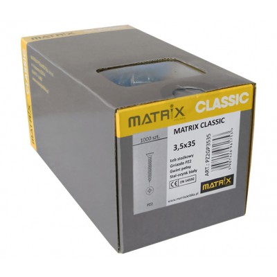 MATRIX CLASSIC WKRĘT 3,5 X 35, ŁEB STOŻKOWY, PZ2