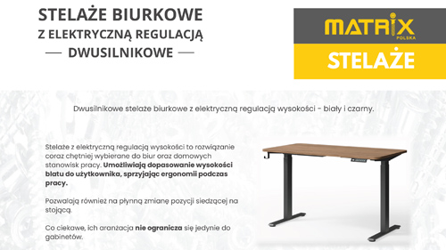 Stelaże biurkowe